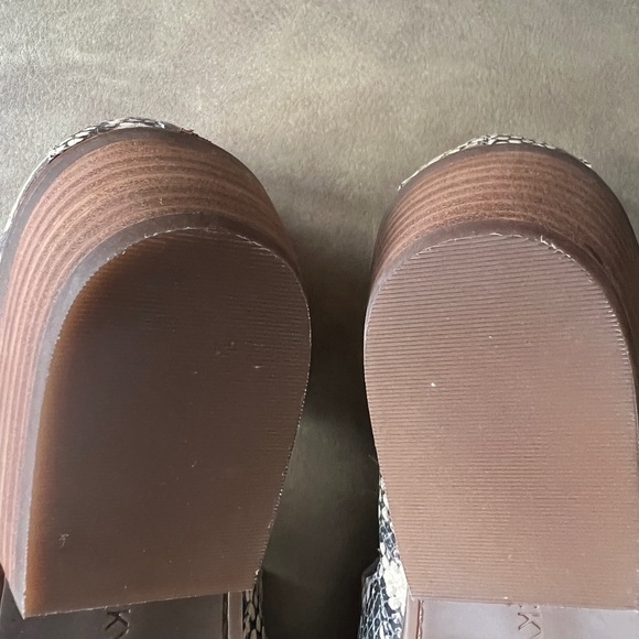 Lucky Brand Macce Snake Print Leather Ankle Booties Women’s Size 7M NEW - Picture 7 of 8